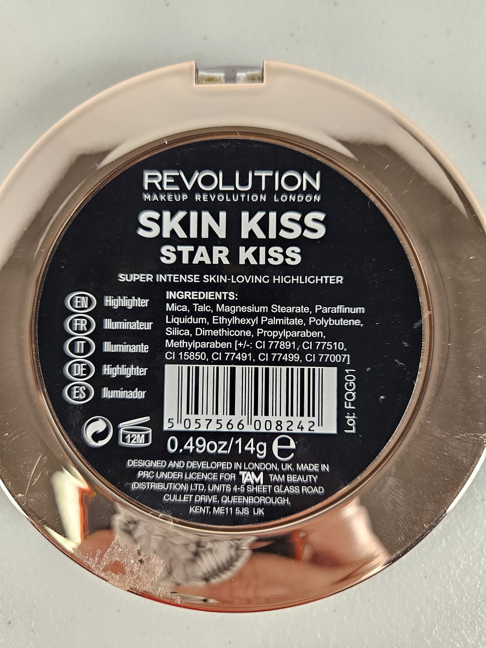 Revolution Skin Kiss Highlighter — Icy Light Blue - Picture 3 of 4